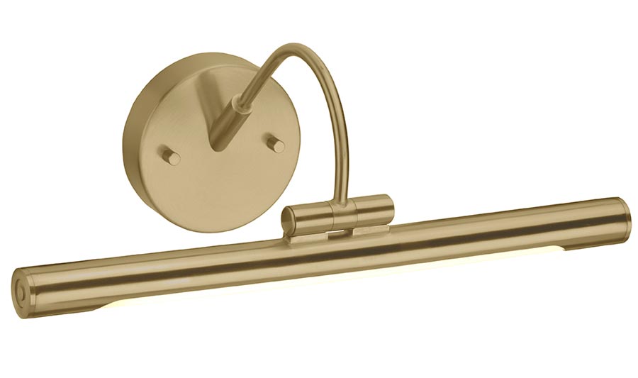 Elstead Alton Small LED Picture Light Brushed Brass