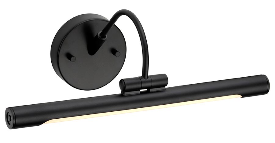 Elstead Alton Small LED Picture Light Satin Black