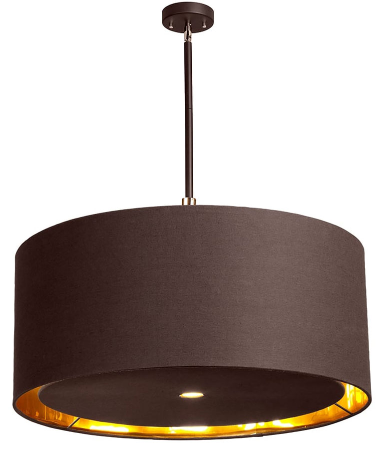 Polished Brass 4 Light Extra Large Pendant, Extra Large Ceiling Lamp Shades