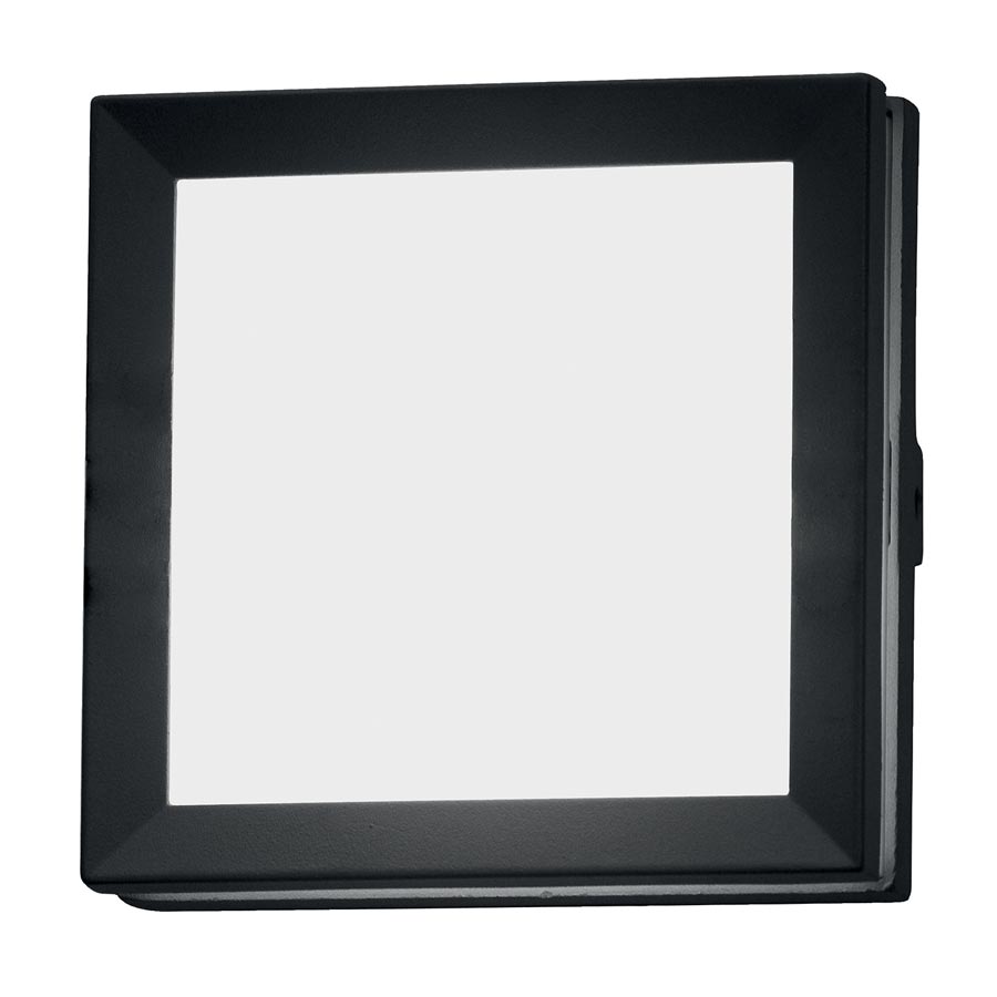 Elstead Egil Small Square Outdoor Wall / Flush Porch Light Graphite IP54