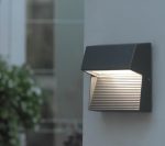 Elstead Freyr 6w LED Square Outdoor Wall Light Graphite IP54