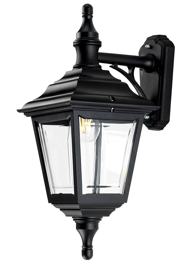 Elstead Kerry Corrosion Proof 1 Light Outdoor Wall Lantern Black