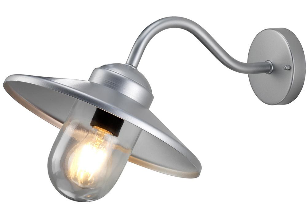 Elstead Klampenborg 1 Lamp Stainless Steel Outdoor Wall