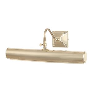 Elstead traditional 2 light 36cm adjustable picture light in polished brass