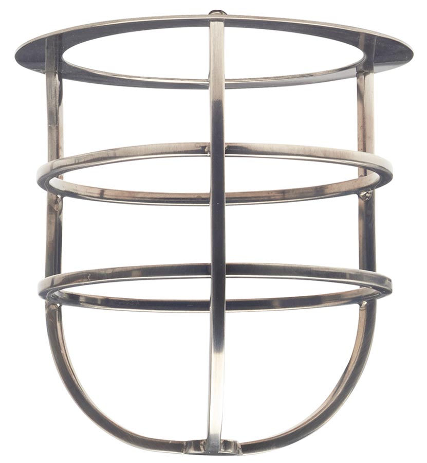 Elstead Shade Cage Accessory Sheldon Antique Nickel Solid Brass