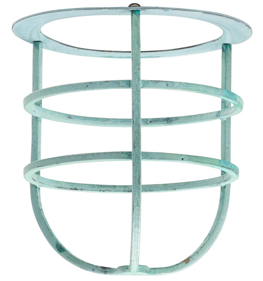 Elstead Shade Cage Accessory Sheldon & Somerton Verdigris Solid Brass