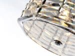 Elstead Shoal Glamorous 4 Light Crystal Ceiling Pendant Polished Nickel