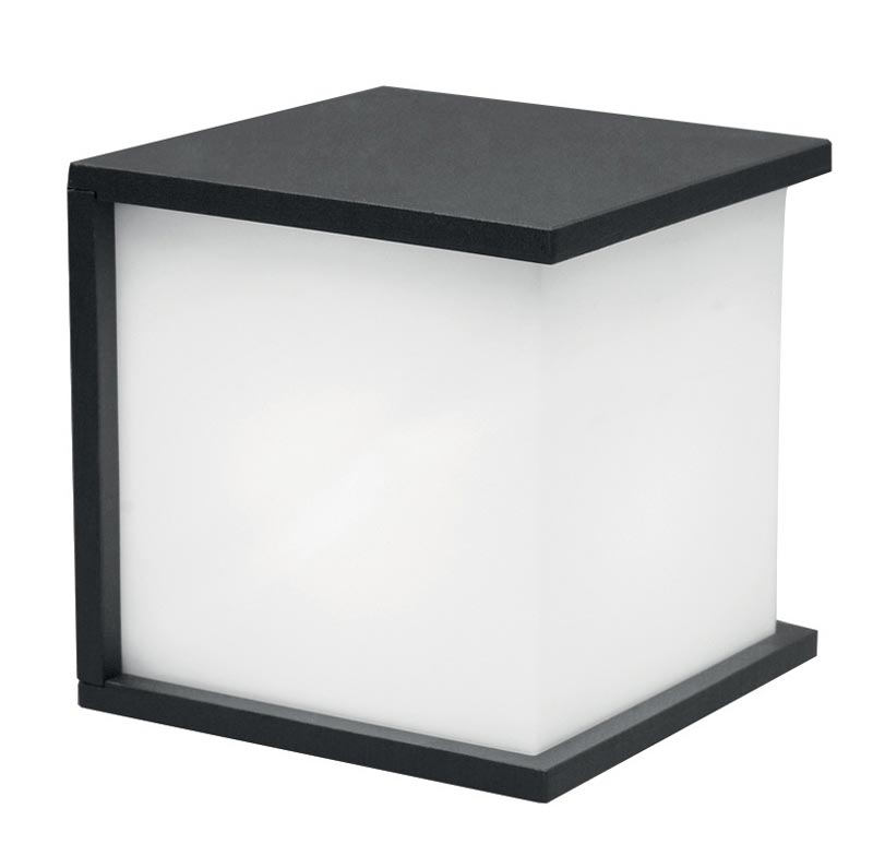 Elstead Torsten 1 Light Square Outdoor Wall Light Graphite