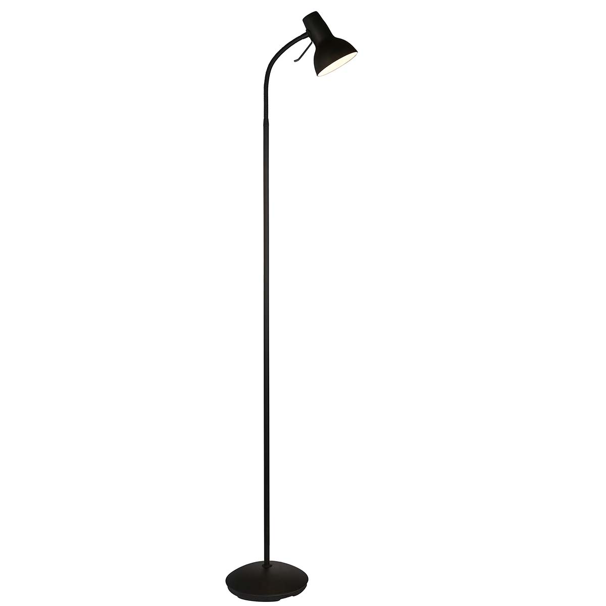 Endon Amalfi Task or Reading Floor Lamp Matt Black