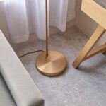 Endon Karna New 1 Light Floor Lamp Antique Brass
