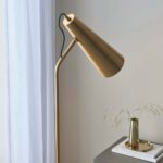 Endon Karna New 1 Light Floor Lamp Antique Brass