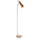 Endon Karna New 1 Light Floor Lamp Antique Brass