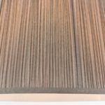 Freya Gathered Pleat 14" Silk Table / Ceiling Shade Charcoal