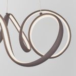 Endon Synergy Dimmable LED 50cm Pendant Ceiling Light Coffee