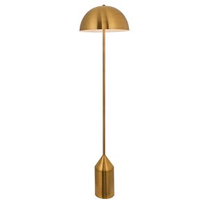 Nova contemporary floor lamp standard antique brass main image
