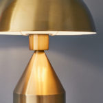 Endon Nova Contemporary 1 Light Table Lamp Antique Brass