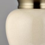 Endon Dalston Cream Crackle Ceramic Table Lamp Base Only