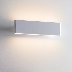 Bodhi dimmable LED 285mm architectural wall light matt white main image