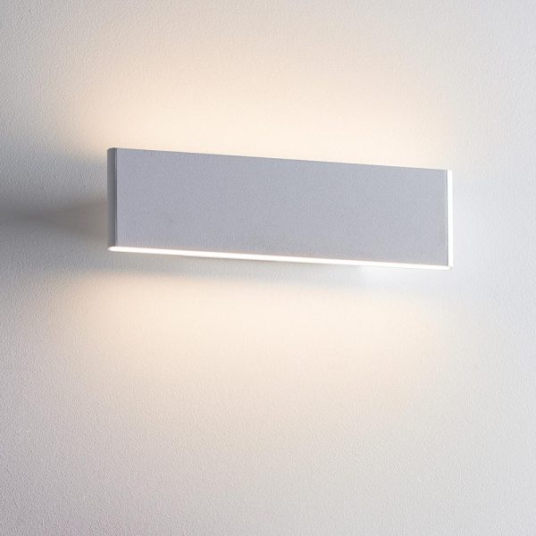Bodhi dimmable LED 285mm architectural wall light matt white main image