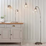 Endon Hansen Industrial Table Lamp Brushed Silver