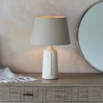 Endon Mr Table Small 1 Light White Ceramic Table Lamp Base Only