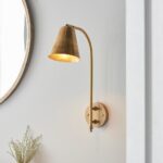 Endon Radha Quality 1 Lamp Solid Brass Classic Retro Design Wall Light
