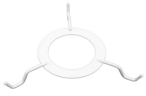 Duplex spider for pendant lamp shades fitted with duplex ring E27