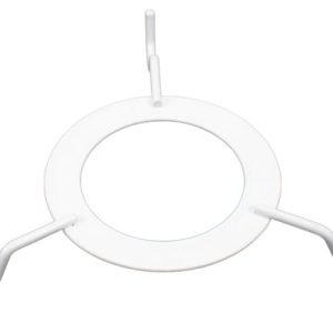 Duplex spider for pendant lamp shades fitted with duplex ring E27