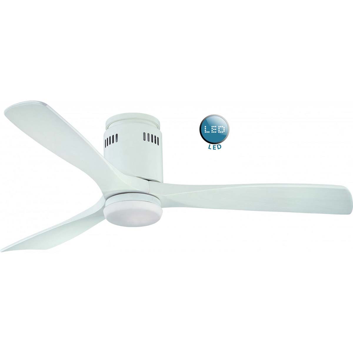 Fantasia Zeta Remote Control 52″ Ceiling Fan LED Matt White