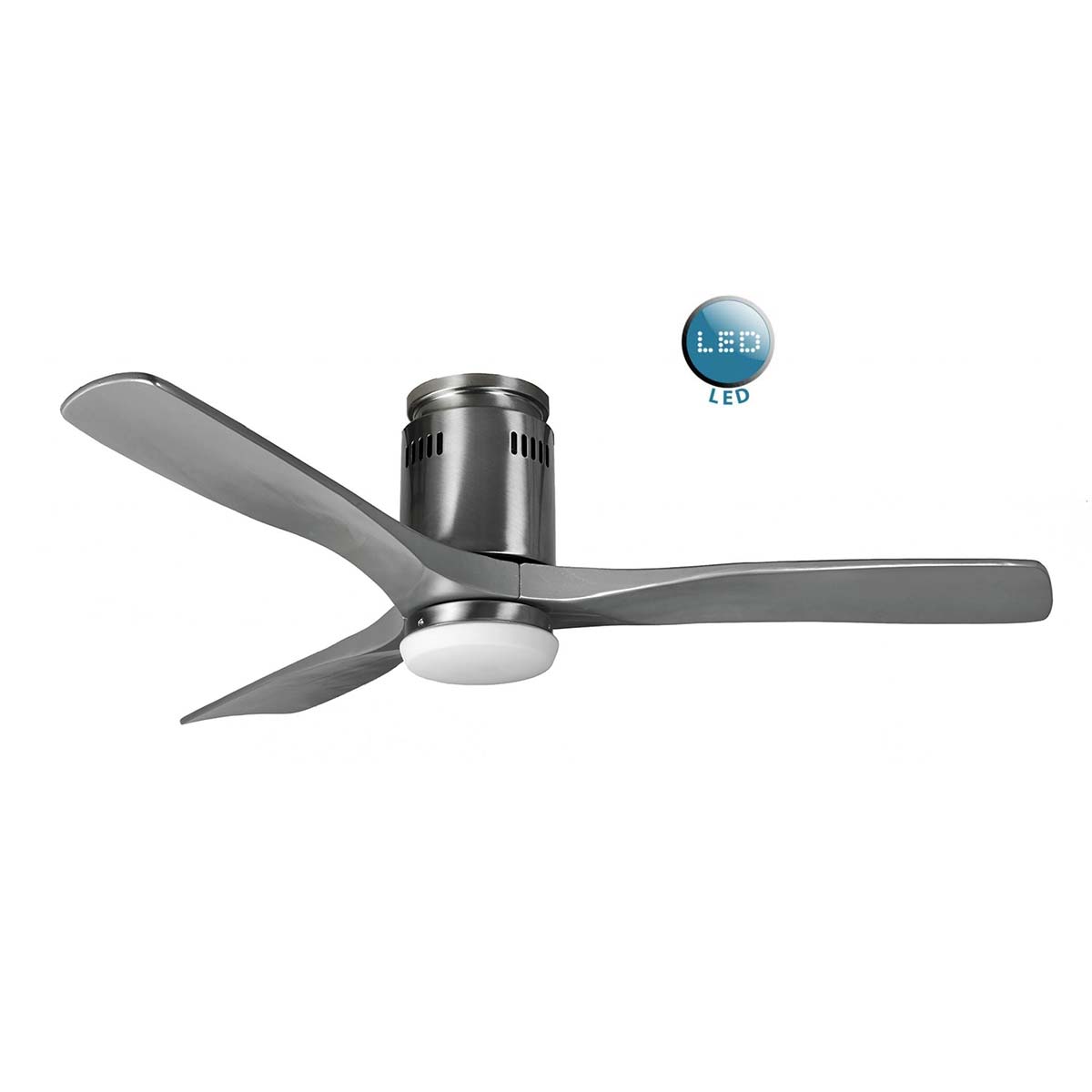 Fantasia Zeta Remote 52″ Ceiling Fan LED Brushed Nickel / Silver