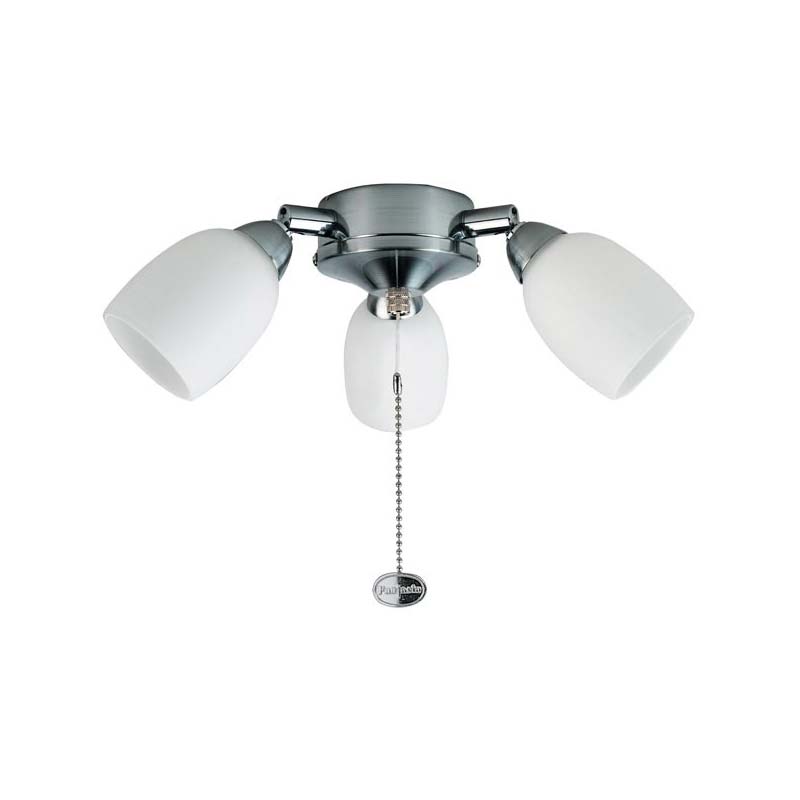Amorie Stainless Steel Fantasia Fan 3 Light Kit