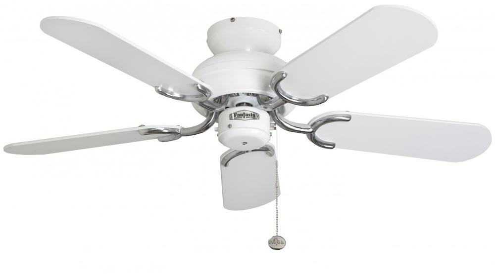 Fantasia Capri 36 Ceiling Fan Without, 36 Inch White Ceiling Fan Without Light