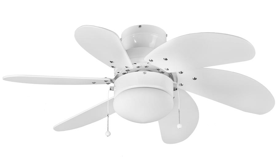 Fantasia Atlanta Small 30 Ceiling Fan With Light Gloss White 111573 - Tpl Lighting Ceiling Fan Design Co