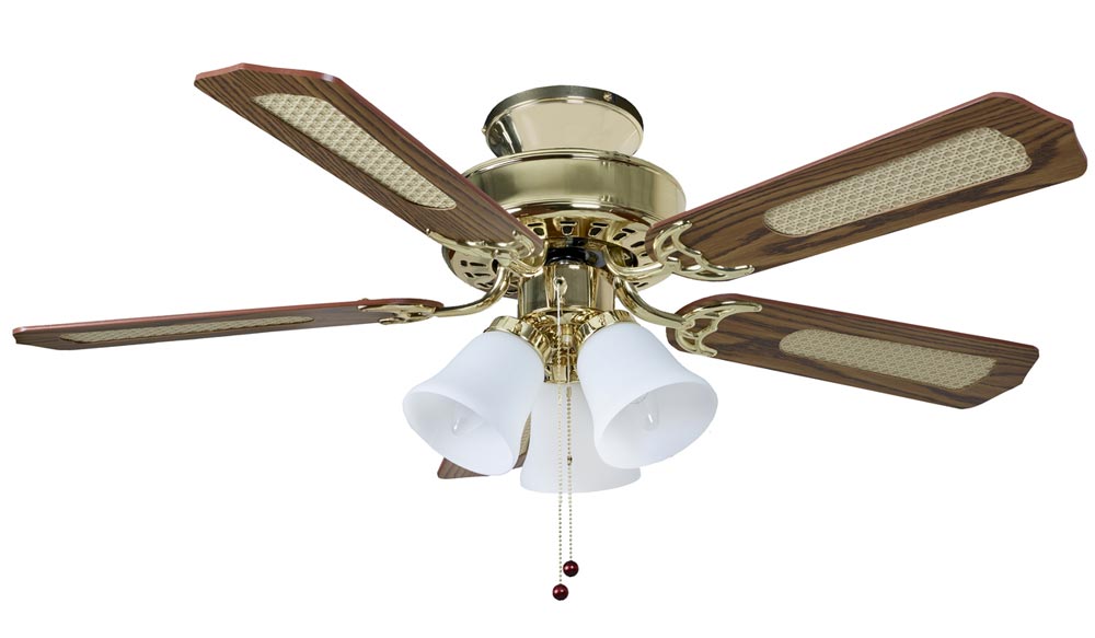 Fantasia Belaire Combi 42 Ceiling Fan, Ceiling Fan Light Attachment