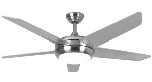Fantasia Neptune 54" Remote Ceiling Fan LED Light Brushed Nickel