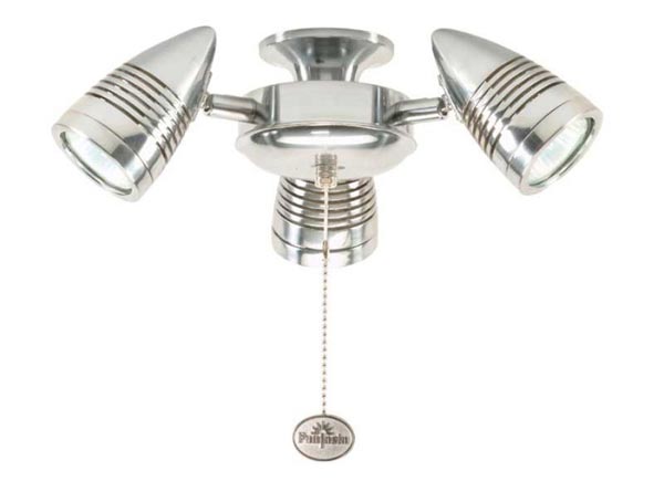 Fantasia Sorrento 3 Spot Light Fan Kit Stainless Steel