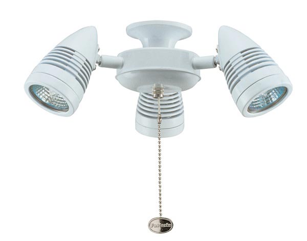 Fantasia Sorrento 3 Spot Light Fan Kit White Finish