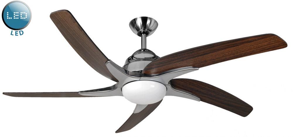 Fantasia Viper Plus Remote 44 Ceiling Fan Led Stainless Steel Fantasia Viper Plus Remote 44 Ceiling Fan Led Stainless Steel Dark Oak