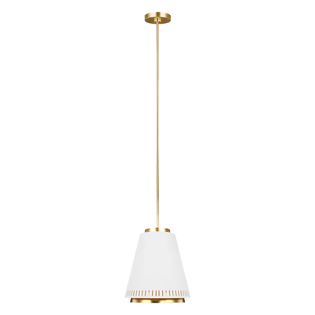 Feiss Carter Contemporary 1 Light Ceiling Pendant Matte White Style B