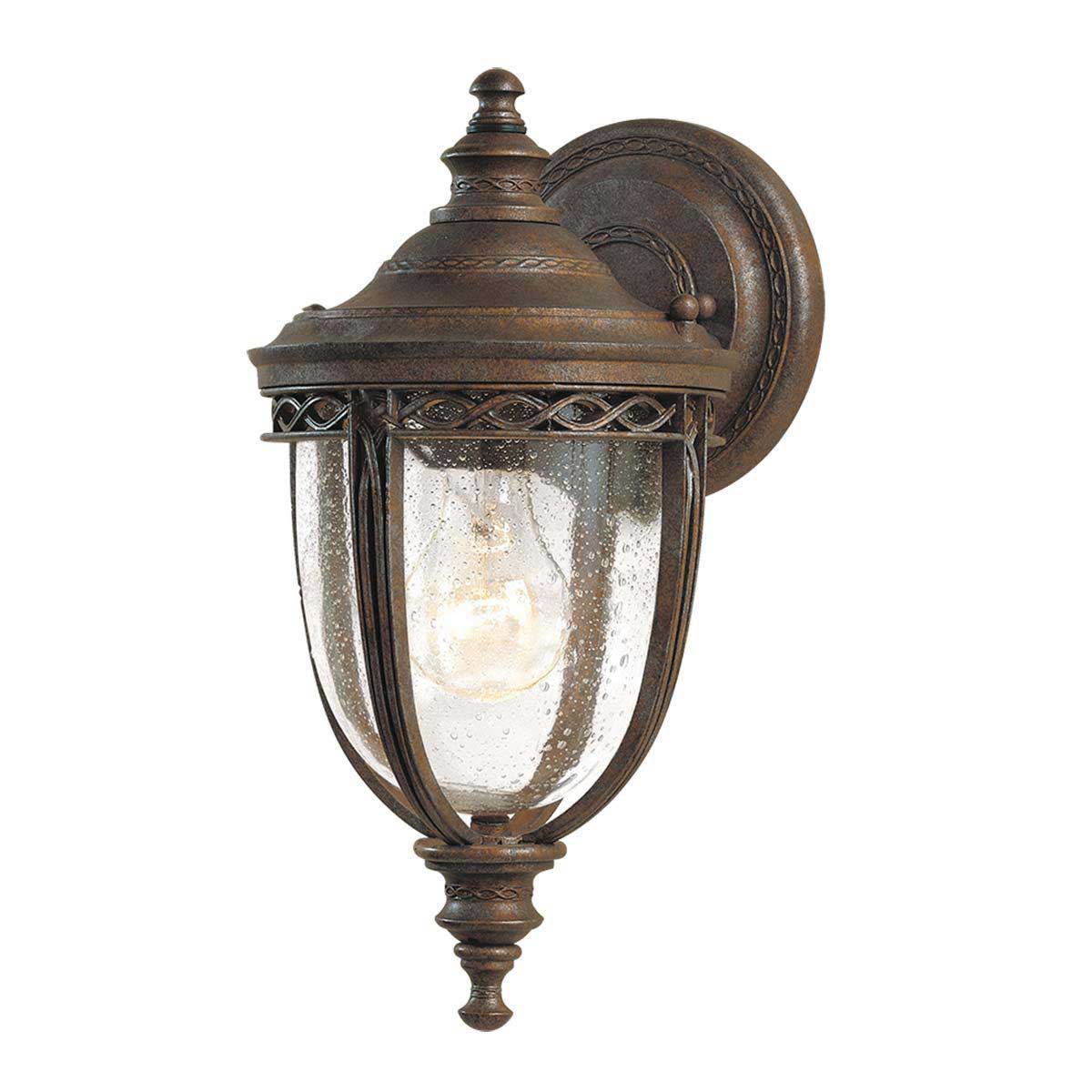 Feiss English Bridle 1 Light Small Outdoor Wall Lantern British Bronze