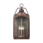 Feiss Randhurst Large 3 Light Copper Oxide Finish Outdoor Wall Lantern