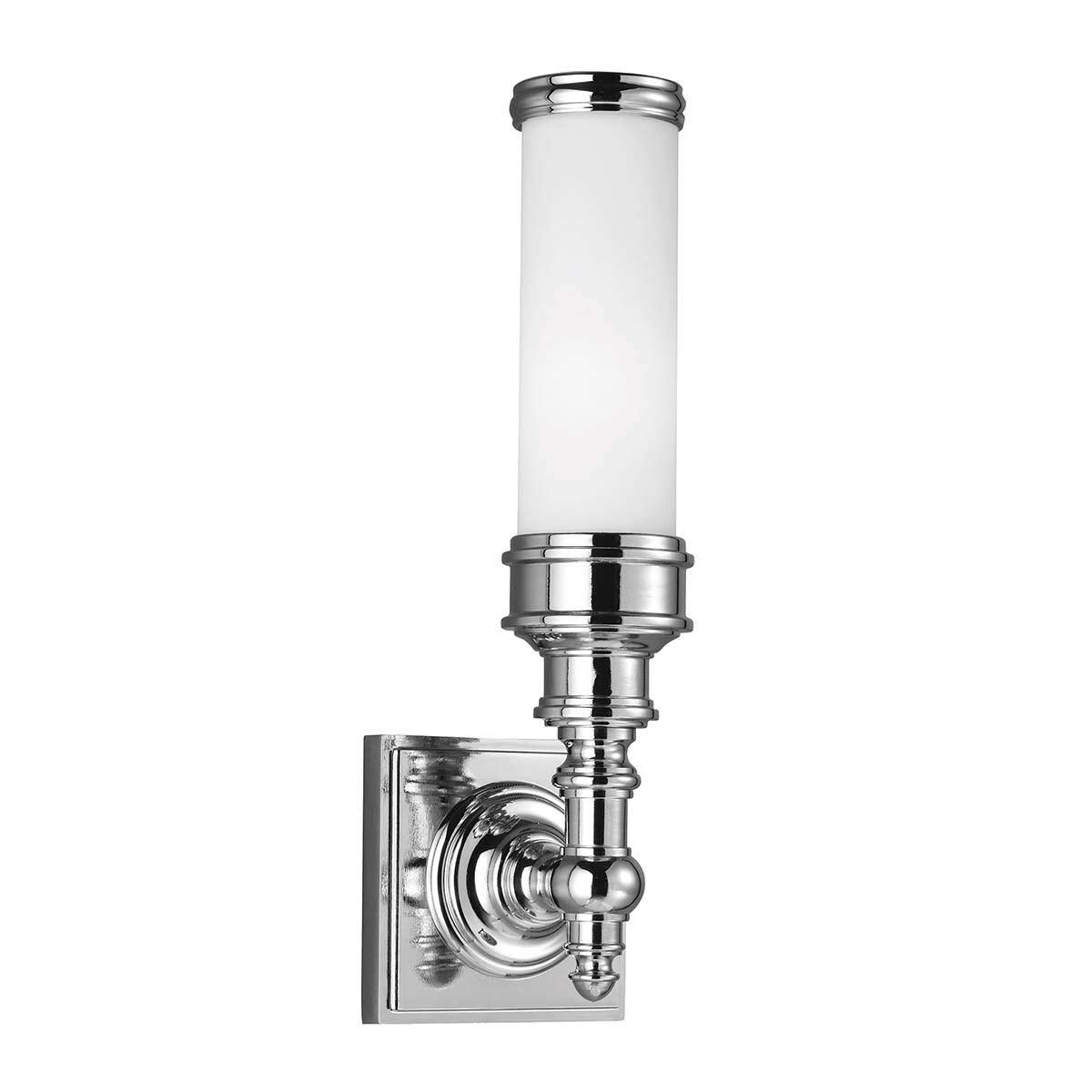 Feiss Payne Ornate Polished Chrome 1 Light Bathroom Vanity Light
