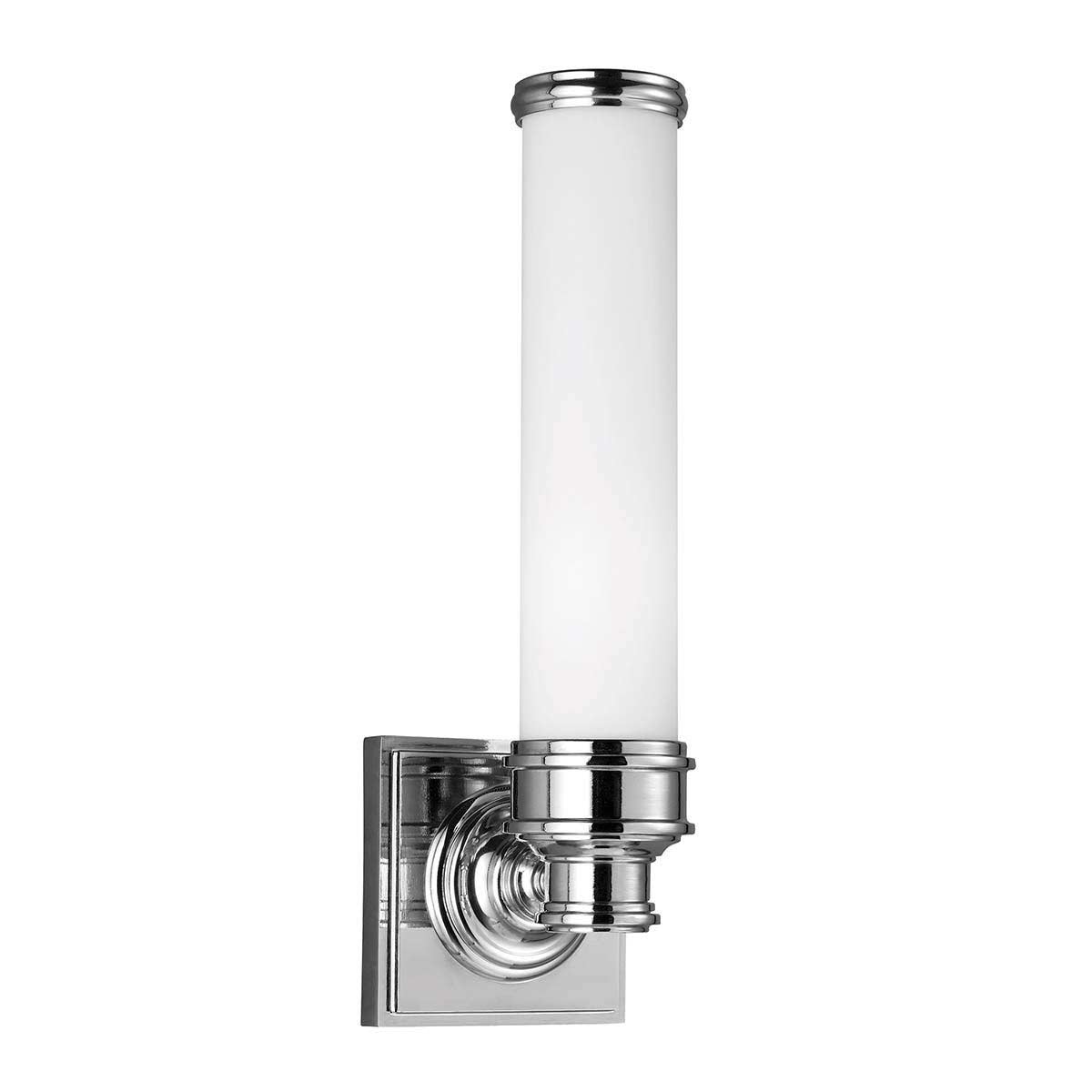 Feiss Payne Single Polished Chrome Bathroom Wall Light