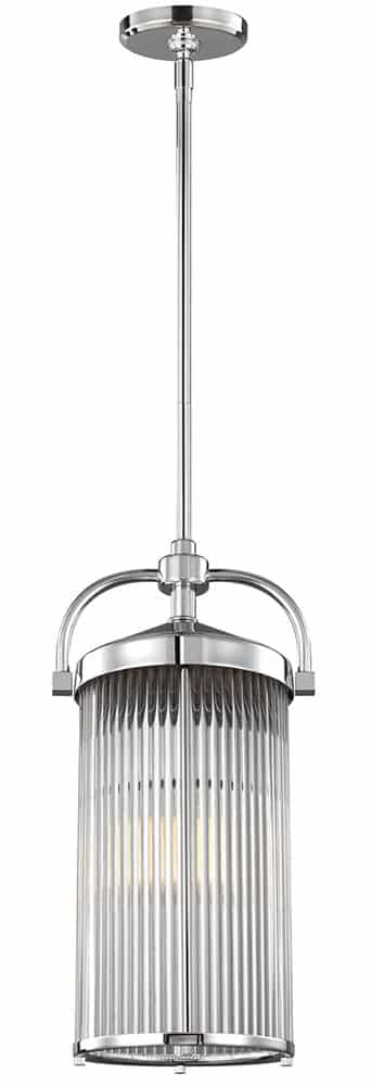 Feiss Paulson 3 Light Bathroom Ceiling Pendant Polished Chrome