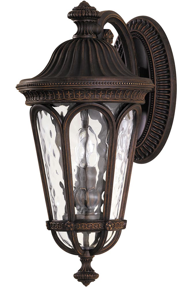 Feiss Regent Court 2 Light Medium Outdoor Wall Lantern Walnut