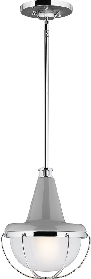 Feiss Livingston Kitchen Mini Pendant Or Semi Flush Polished Nickel