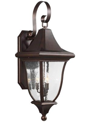 Feiss FE/OAKMONT2/L Oakmont 3 light large outdoor wall lantern