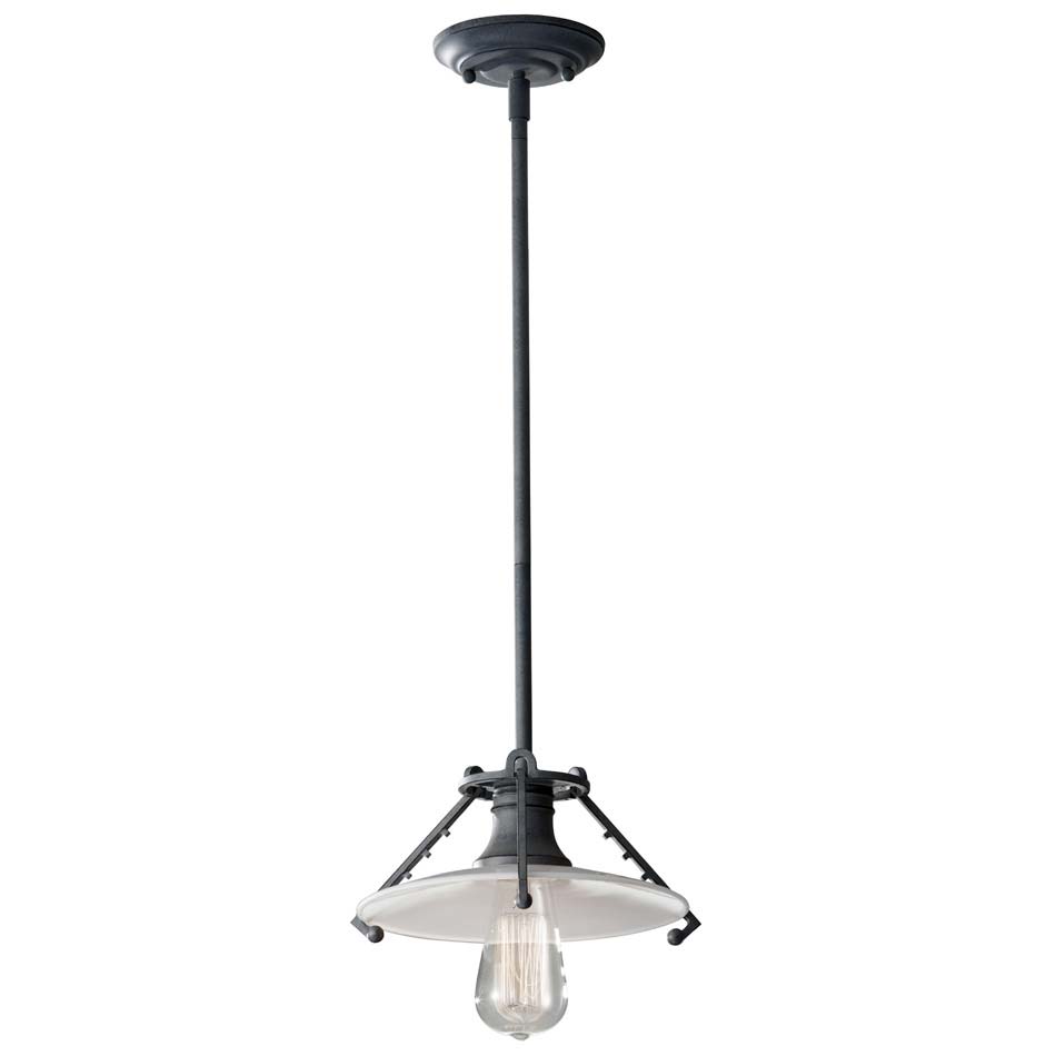 Feiss Deco Period Pendant Light Urban School House Style