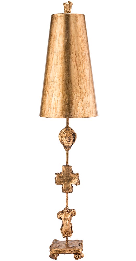 Flambeau Fragment 1 Light Table Lamp Aged Gold