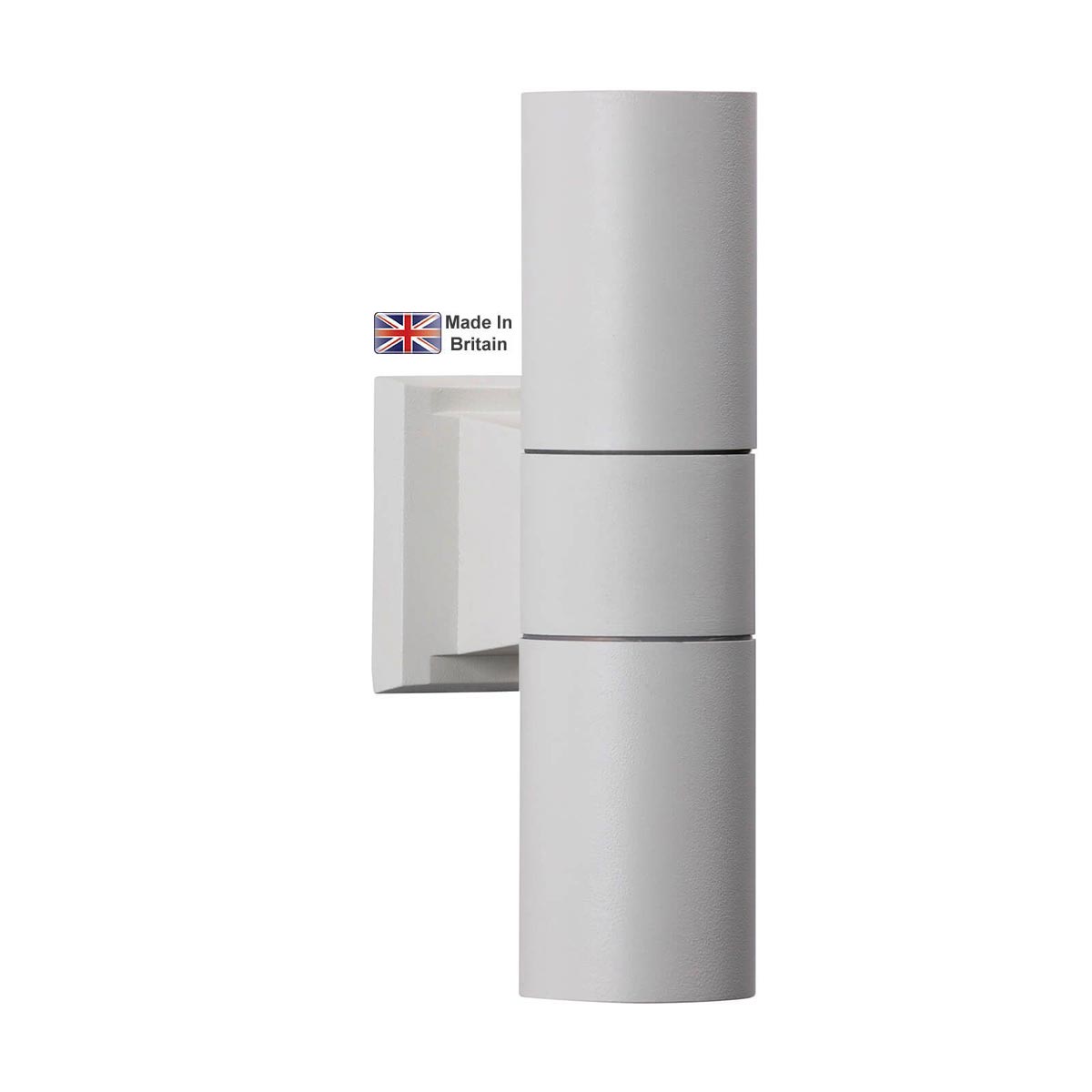 Falmouth Up & Down Outdoor Wall Spotlight Matt White IP44